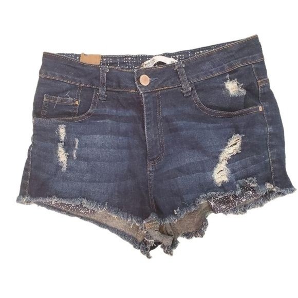 Bluesteel Booty Jeans Shorts - Picture 1 of 7